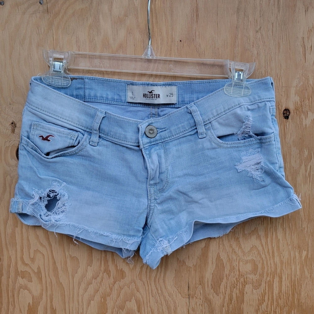 Hollister Denim Distressed Shorts